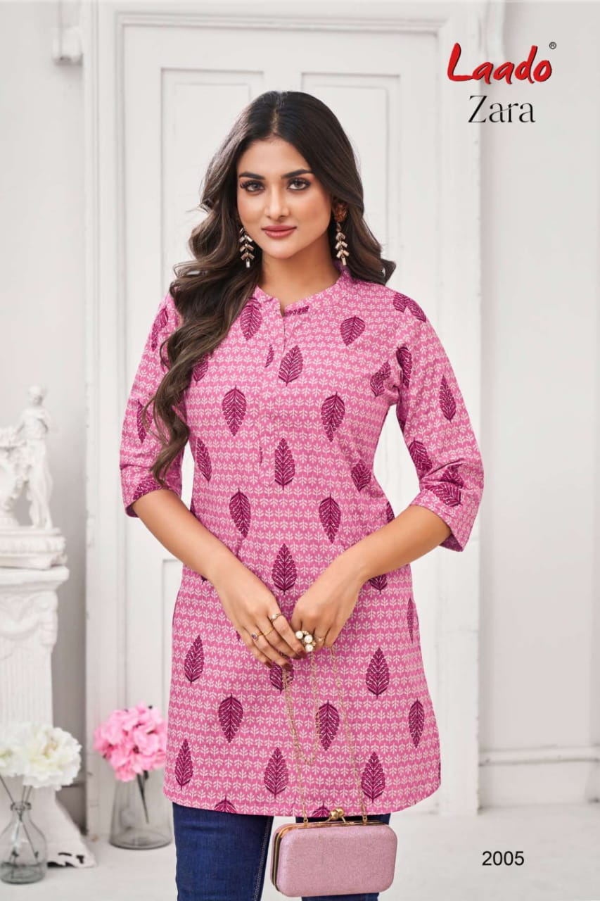 Zara Vol 2 Laado Cotton Short Kurtis 3XL