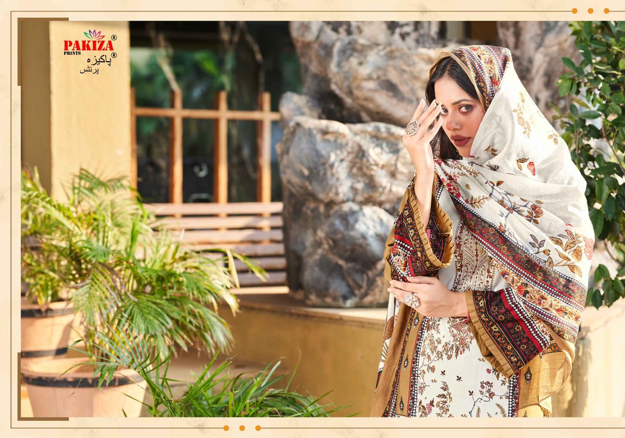 Zara Zikra Vol 23 Pakiza Prints Lawn Cotton Karachi Salwar Suits