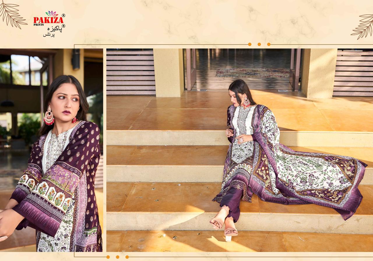 Zara Zikra Vol 23 Pakiza Prints Lawn Cotton Karachi Salwar Suits