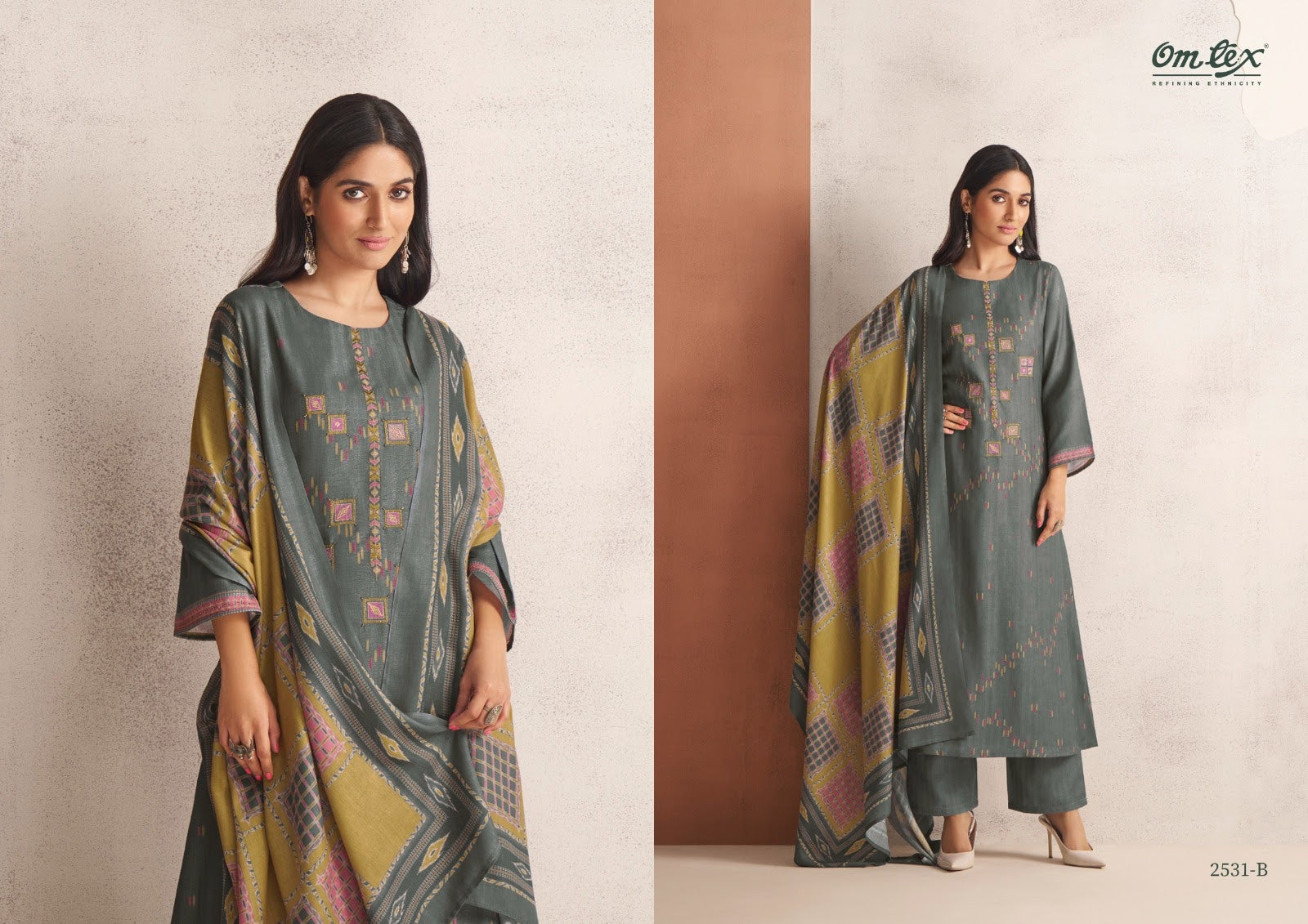 Zarai 2531 Omtex Pashmina Suits