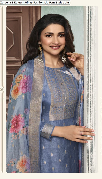 Zareena 8 Kuleesh Vinay Fashion Llp Pant Style Suits