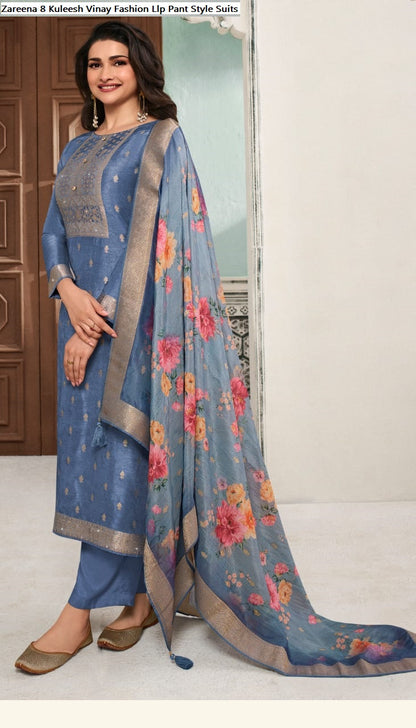 Zareena 8 Kuleesh Vinay Fashion Llp Pant Style Suits