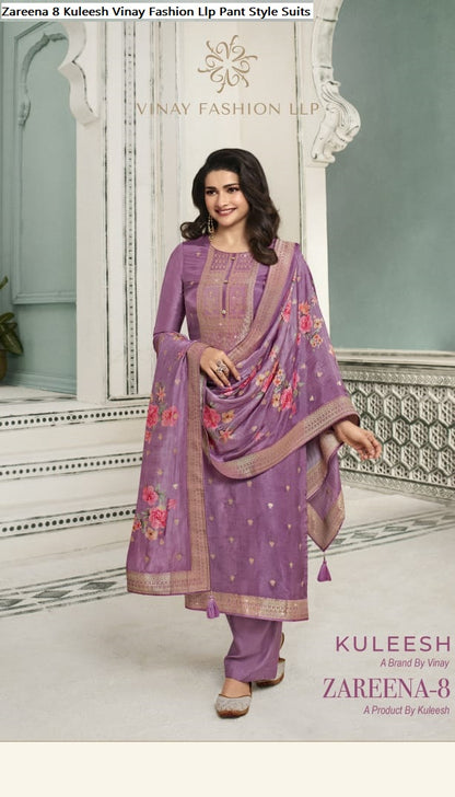 Zareena 8 Kuleesh Vinay Fashion Llp Pant Style Suits