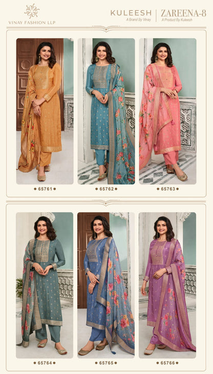 Zareena 8 Kuleesh Vinay Fashion Llp Pant Style Suits