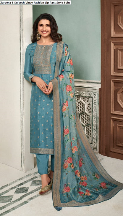 Zareena 8 Kuleesh Vinay Fashion Llp Pant Style Suits
