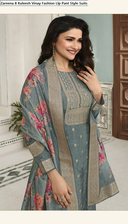 Zareena 8 Kuleesh Vinay Fashion Llp Pant Style Suits