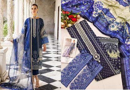 Zareeq Fariyas Lawn Lawn Karachi Salwar Suits