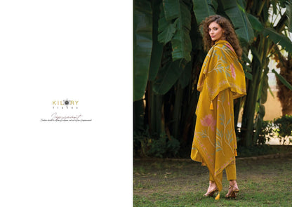 Zarina-2 Kilory Pure Viscose Muslin Pant Style Suits