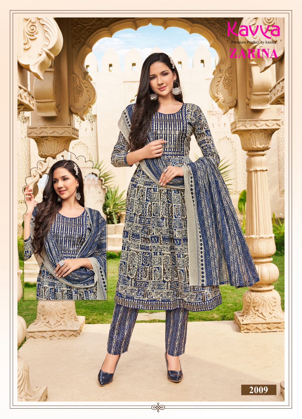 Zarina Vol 2 Kavya Cotton Readymade Pant Style Suits