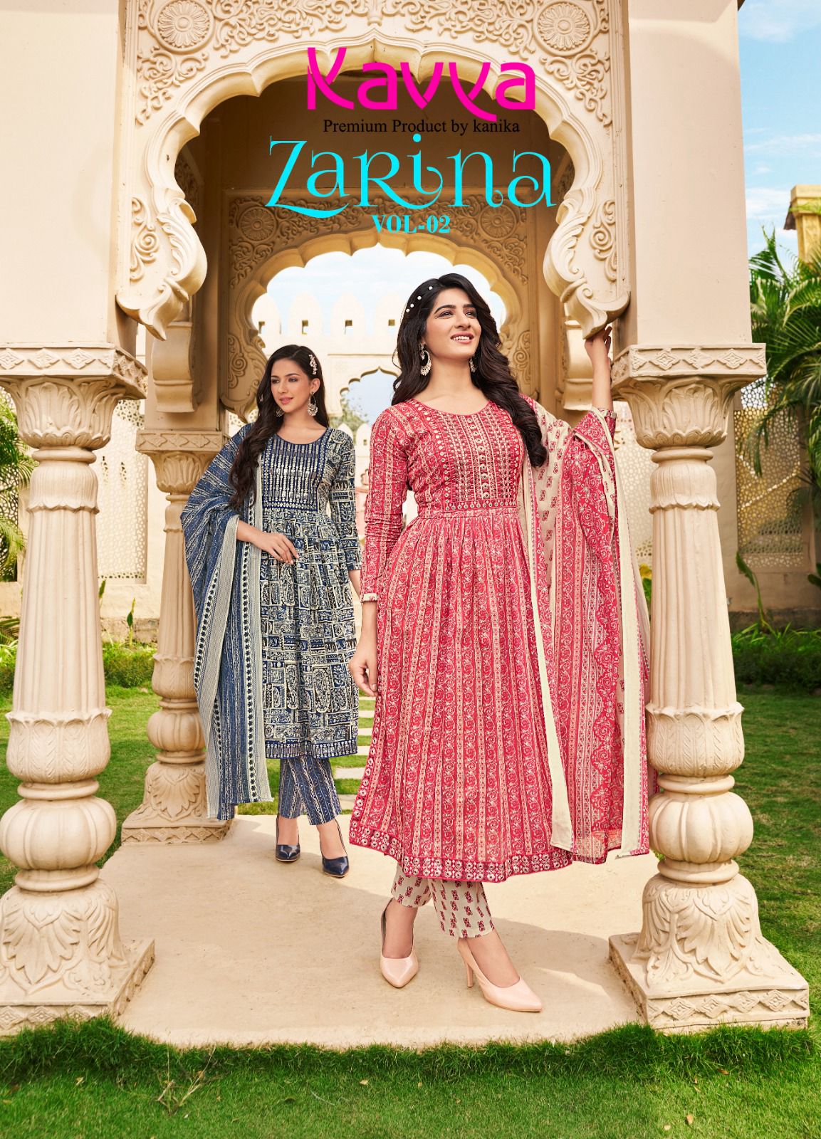 Zarina Vol 2 Kavya Cotton Readymade Pant Style Suits