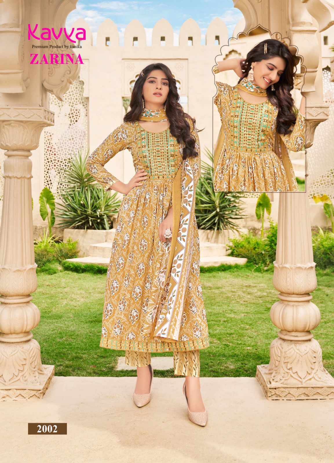 Zarina Vol 2 Kavya Cotton Readymade Pant Style Suits