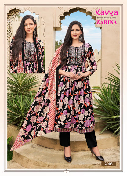 Zarina Vol 2 Kavya Cotton Readymade Pant Style Suits