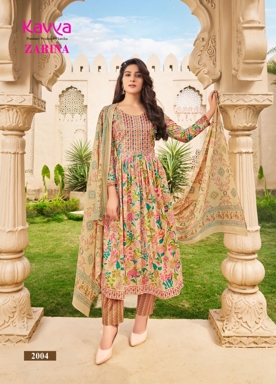 Zarina Vol 2 Kavya Cotton Readymade Pant Style Suits