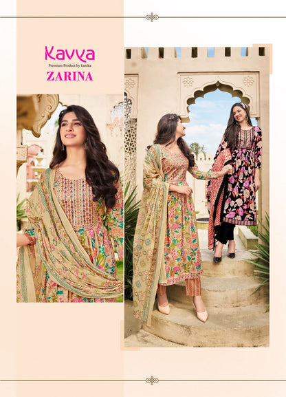 Zarina Vol 2 Kavya Cotton Readymade Pant Style Suits