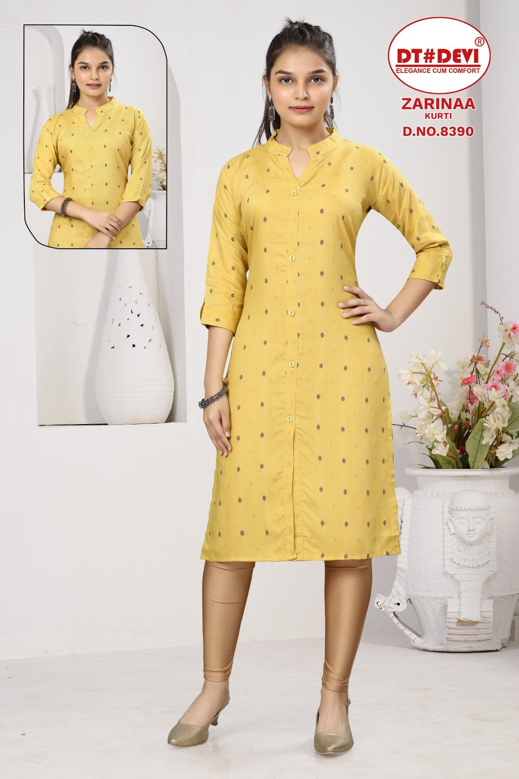 Buy AariKaari - Rayon Kurti for Women | Relaxed Fit | A Line | Ethnic Wear  | for Women & Girls | Collared Neck|Sleeveless| (Medium, Blue) at Amazon.in