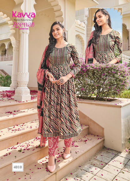 Zeenat Vol 4 Kavya Readymade Pant Style Suits