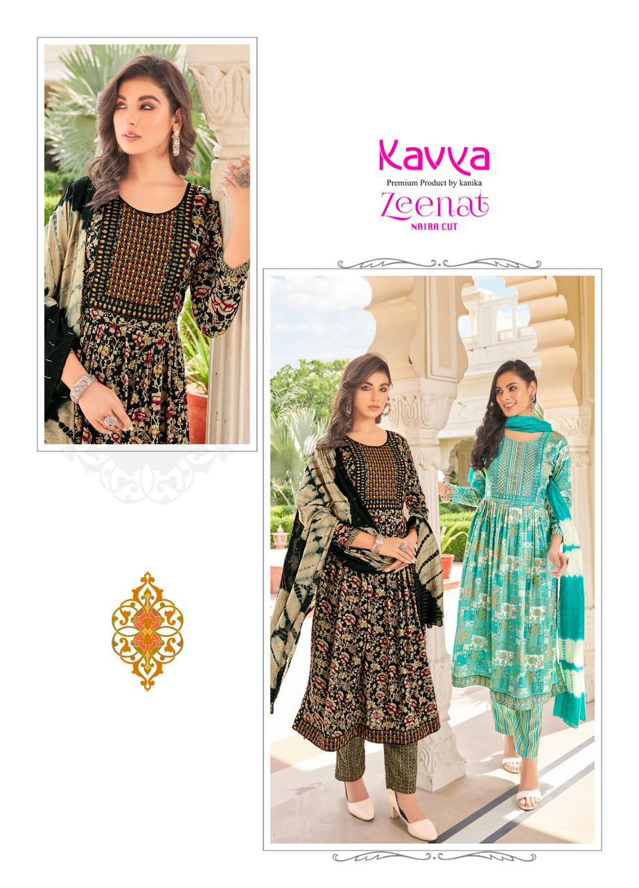 Zeenat Vol 4 Kavya Readymade Pant Style Suits