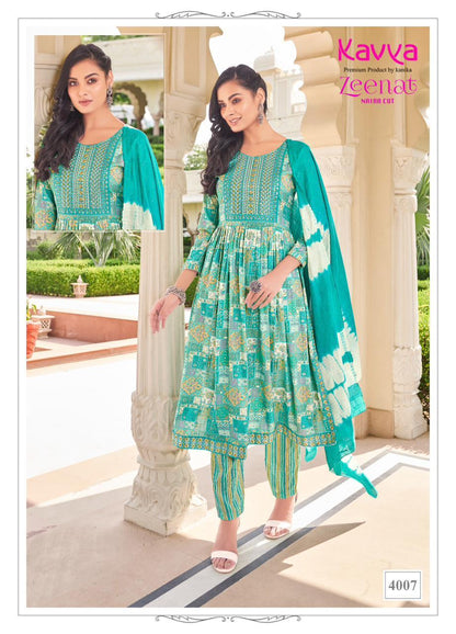 Zeenat Vol 4 Kavya Readymade Pant Style Suits