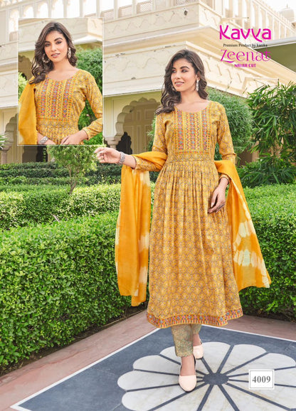 Zeenat Vol 4 Kavya Readymade Pant Style Suits