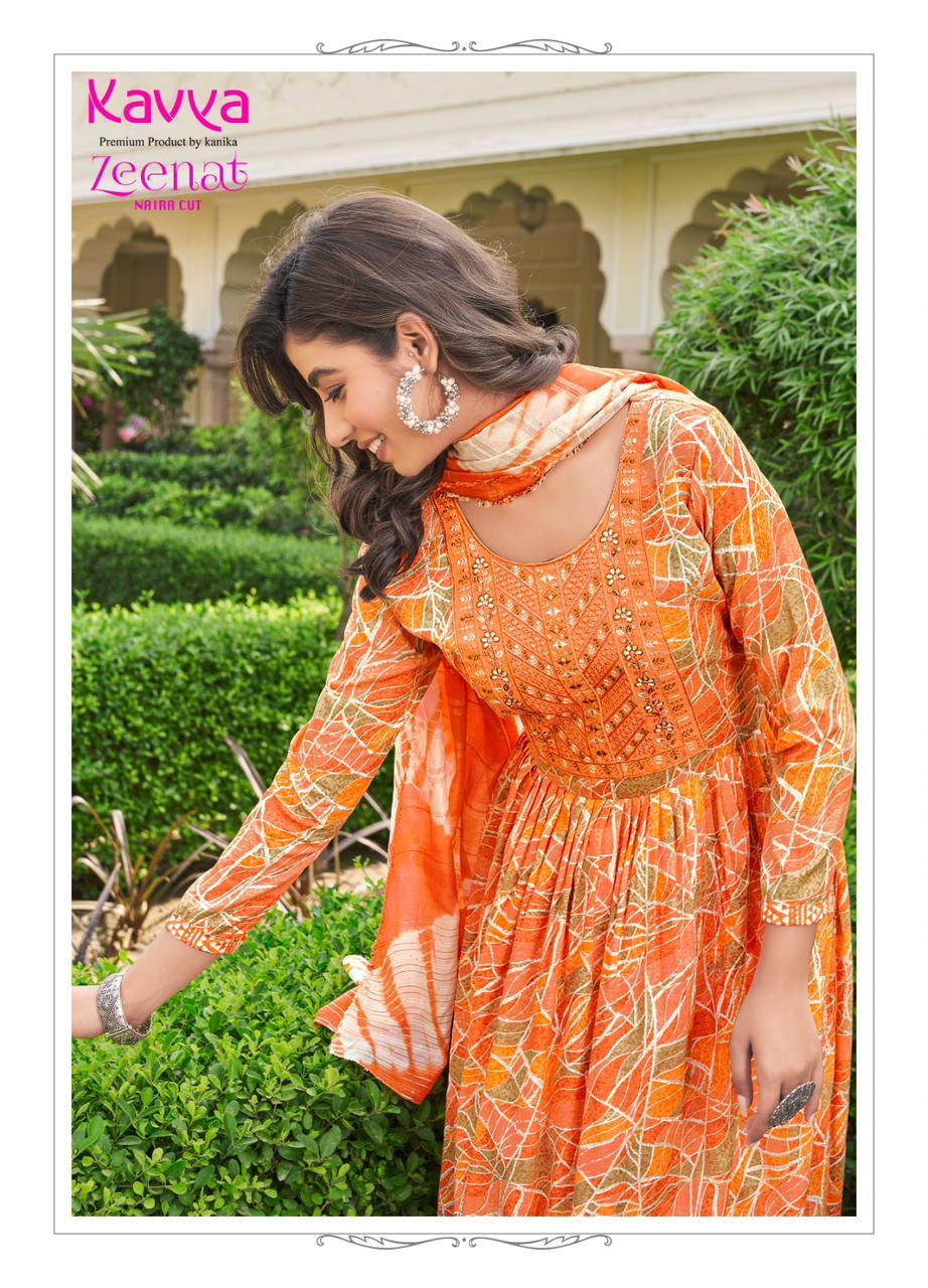 Zeenat Vol 4 Kavya Readymade Pant Style Suits