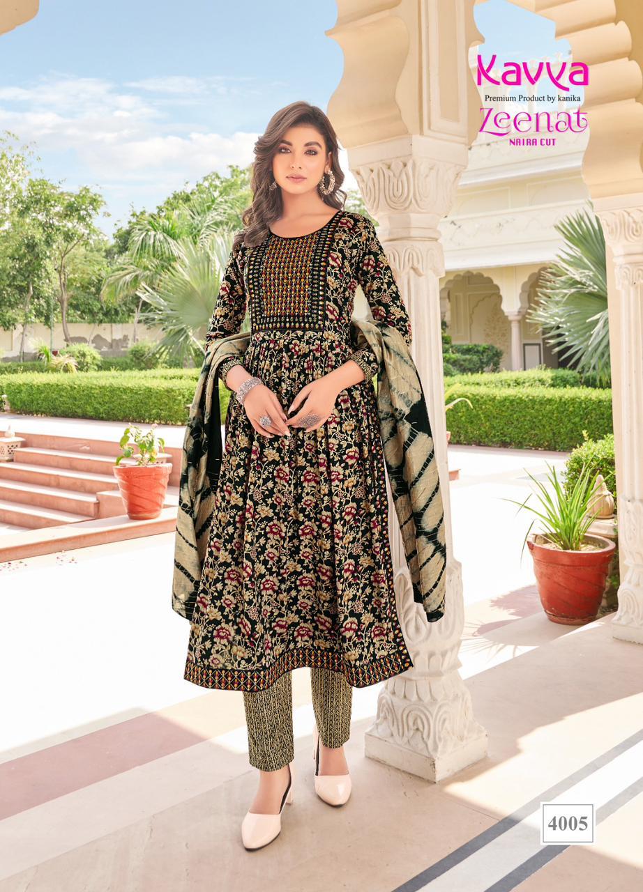 Zeenat Vol 4 Kavya Readymade Pant Style Suits