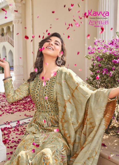 Zeenat Vol 4 Kavya Readymade Pant Style Suits