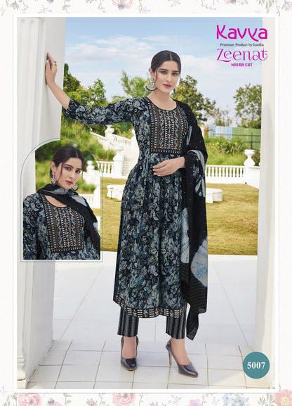 Zeenat Vol 5 Kavya Readymade Pant Style Suits