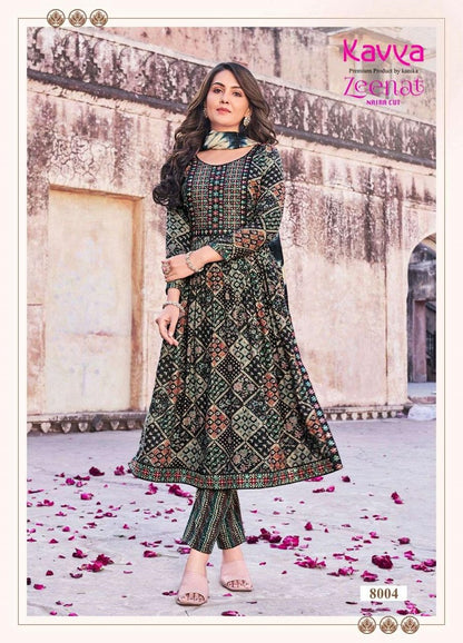 Zeenat Vol 8 Kavya Rayon Capsule Readymade Pant Style Suits