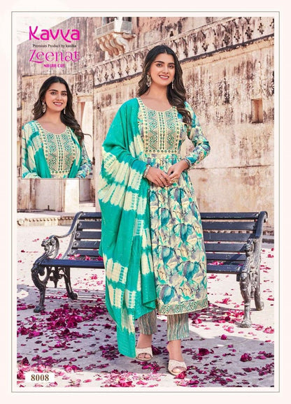 Zeenat Vol 8 Kavya Rayon Capsule Readymade Pant Style Suits