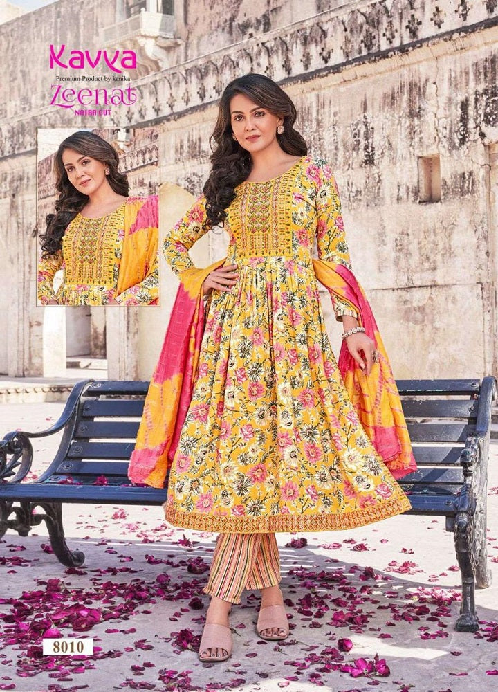 Zeenat Vol 8 Kavya Rayon Capsule Readymade Pant Style Suits