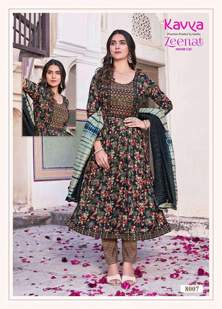 Zeenat Vol 8 Kavya Rayon Capsule Readymade Pant Style Suits