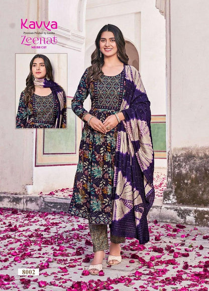 Zeenat Vol 8 Kavya Rayon Capsule Readymade Pant Style Suits