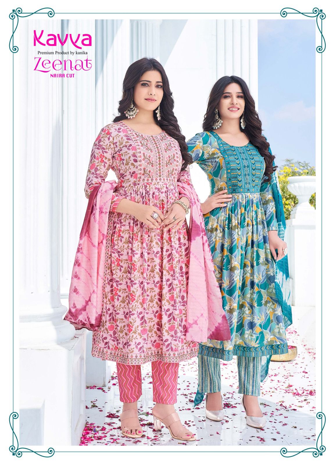 Zeenat Vol 9 Kavya Capsule Print Readymade Pant Style Suits
