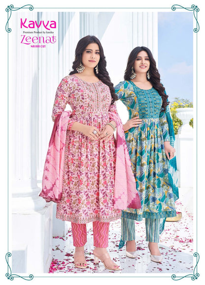 Zeenat Vol 9 Kavya Capsule Print Readymade Pant Style Suits