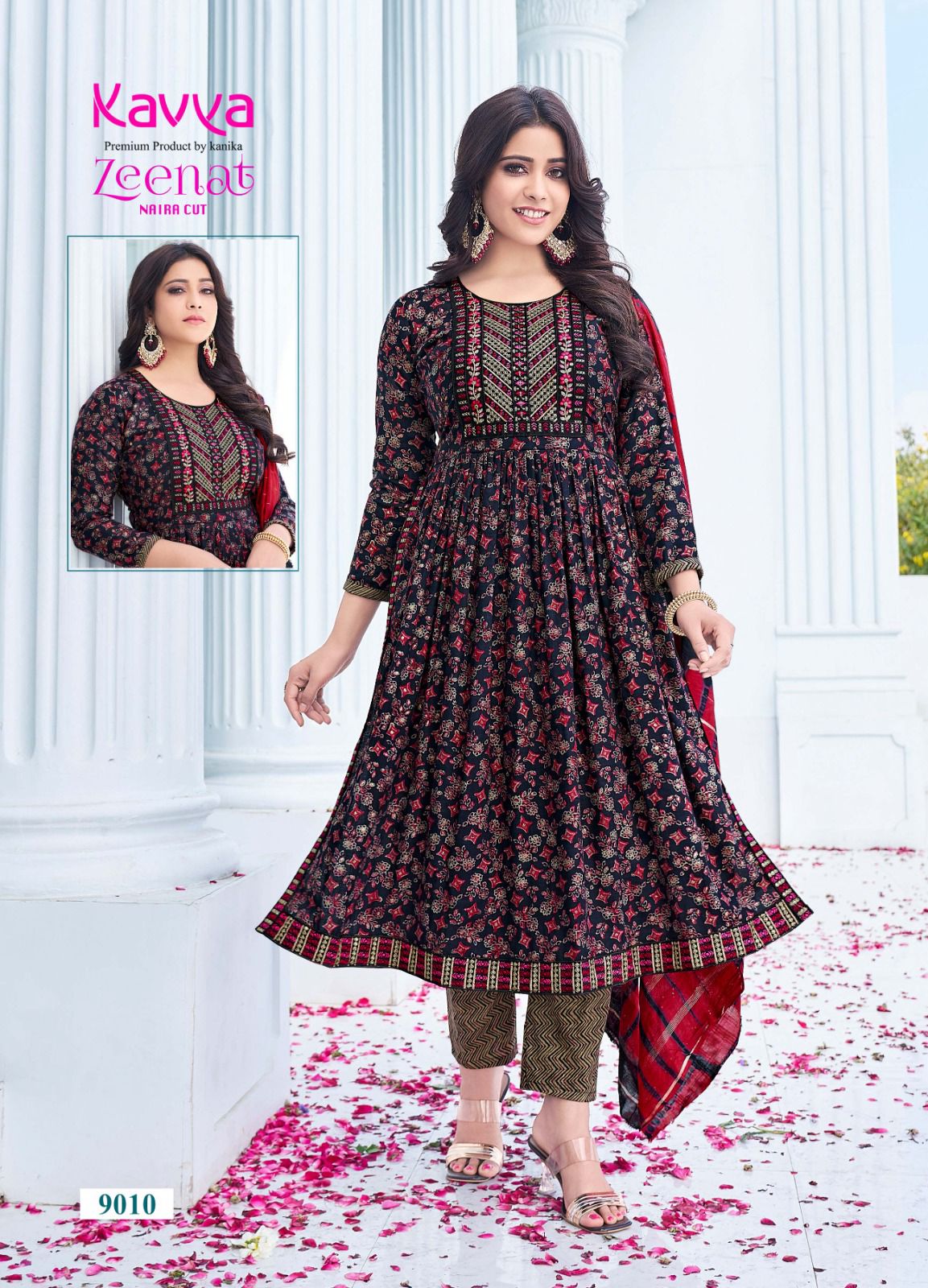 Zeenat Vol 9 Kavya Capsule Print Readymade Pant Style Suits