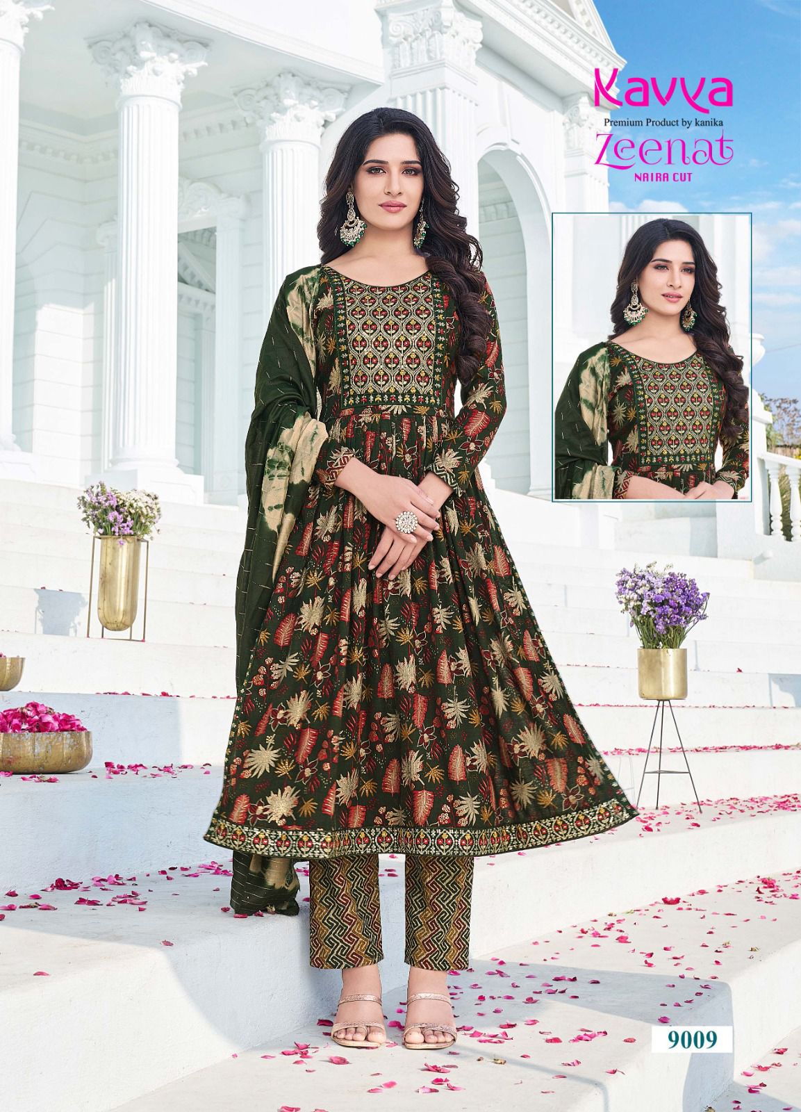 Zeenat Vol 9 Kavya Capsule Print Readymade Pant Style Suits