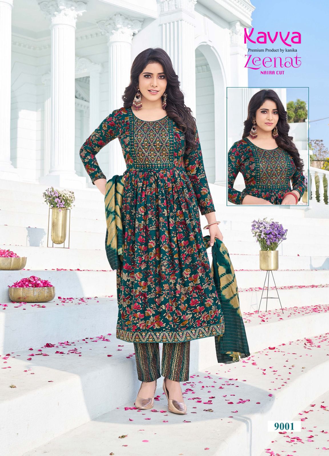 Zeenat Vol 9 Kavya Capsule Print Readymade Pant Style Suits