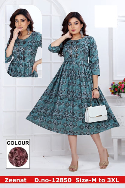 Zeenat Zoya Anarkali Kurtis