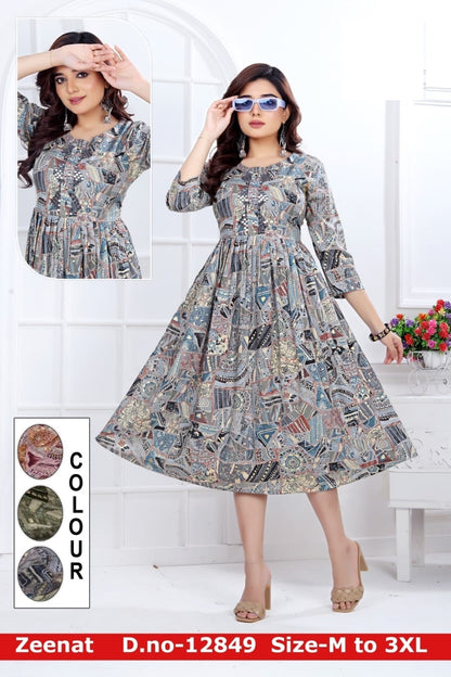 Zeenat Zoya Anarkali Kurtis