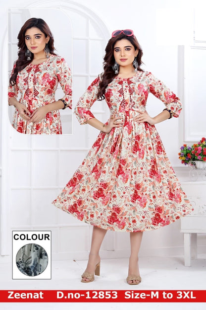 Zeenat Zoya Anarkali Kurtis