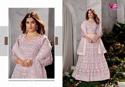 Zeeya-Ishani Varni Fabrics Net Lehenga Choli