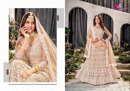 Zeeya-Ishani Varni Fabrics Net Lehenga Choli