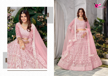 Zeeya-Ishani Varni Fabrics Net Lehenga Choli