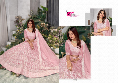 Zeeya-Ishani Varni Fabrics Net Lehenga Choli