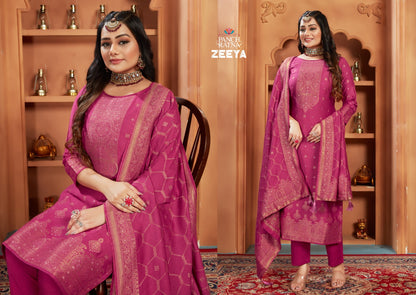Zeeya Panch Ratna Pashmina Suits