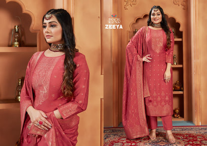 Zeeya Panch Ratna Pashmina Suits