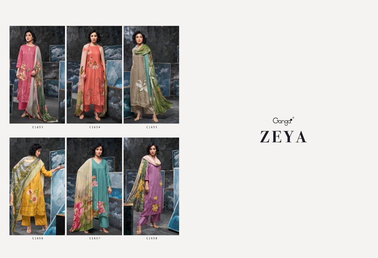 Zeya Ganga Pashmina Suits