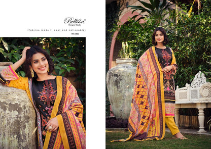 Ziana Vol 2 Belliza Designer Studio Pure Cotton Karachi Salwar Suits