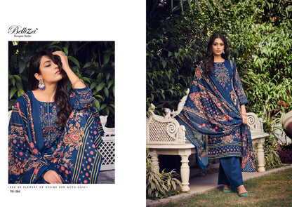 Ziana Vol 2 Belliza Designer Studio Pure Cotton Karachi Salwar Suits