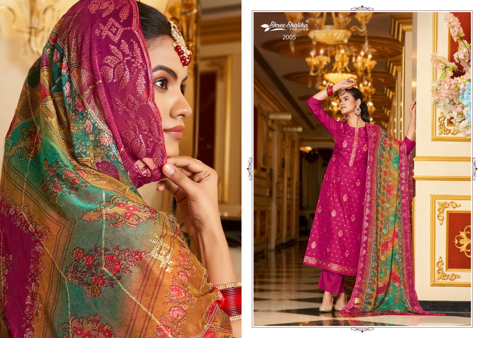 Zikr Vol 2 Shree Shalika Fashion Dola Jacquard Pant Style Suits